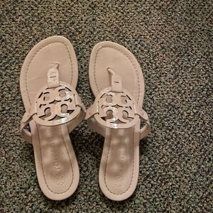 Tori Burch sandals- light pink/nude